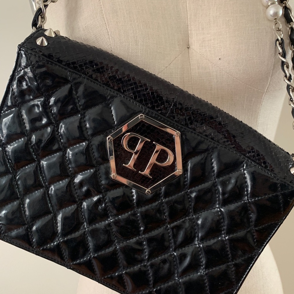Philipp Plein Black Python Bag - image 6